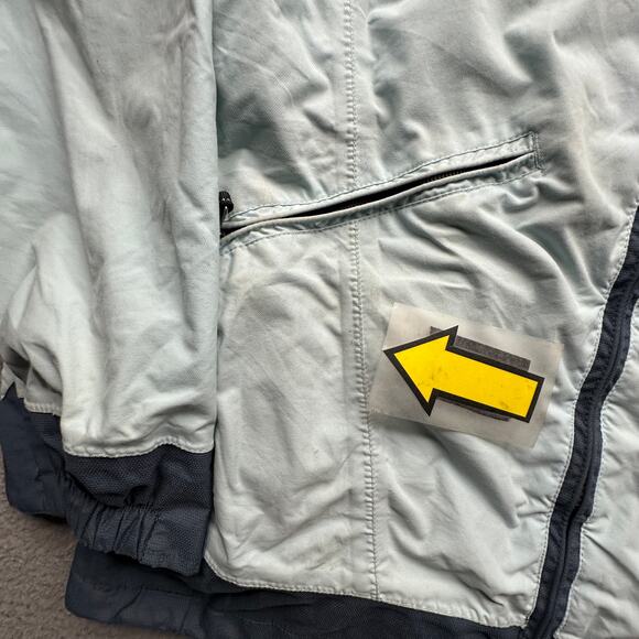 Vintage Volcom Snow Ski Jacket Womens Medium Blue Hooded Full Zip Pockets Hood - Picture 14 of 16